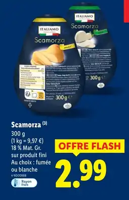 Lidl Scamorza offre