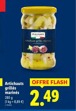 Lidl Artichauts grillés marinés offre