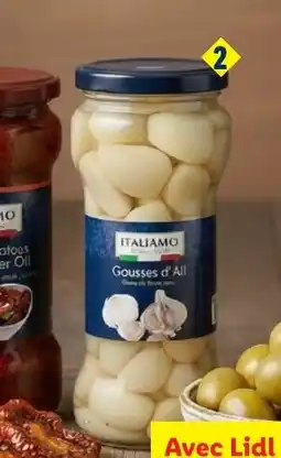 Lidl Gousses d'ail marinées offre