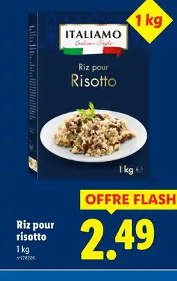 Lidl Riz pour risotto offre