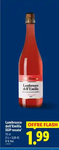 Lidl Lambrusco dell'Emilia IGP rosato offre