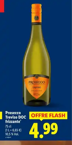 Lidl Prosecco Treviso DOC frizzante offre