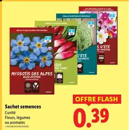 Lidl Sachet semences offre