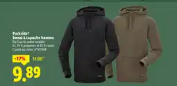 Lidl PARKSIDE Sweat à capuche homme offre