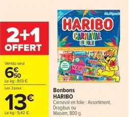 Carrefour Market Bonbons haribo offre