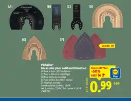 Lidl PARKSIDE Accessoire pour outil multifonction offre