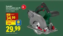 Lidl PARKSIDE Scie circulaire sans fil offre