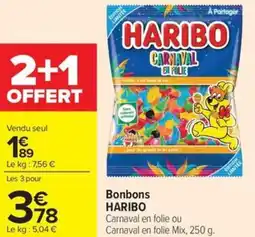 Carrefour Market Bonbons haribo offre
