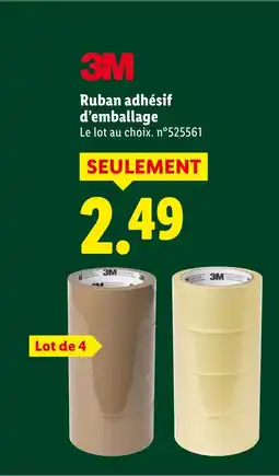 Lidl 3M Ruban adhésif d'emballage offre