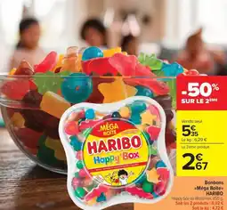 Carrefour Market Bonbons méga boîte haribo offre
