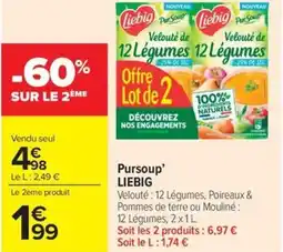 Carrefour Market Pursoup liebig offre