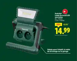 Lidl PARKSIDE Lampe de travail LED avec prises offre