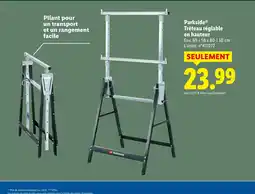 Lidl PARKSIDE Tréteau réglable en hauteur offre