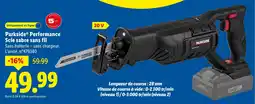 Lidl PARKSIDE Performance Scie sabre sans fil offre