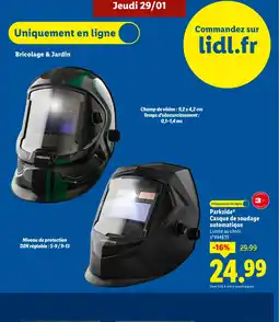 Lidl PARKSIDE Casque de soudage automatique offre