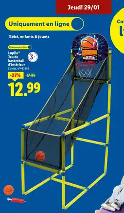 Lidl LUPILU Jeu basketball d'intérieur offre