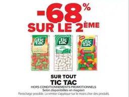 Carrefour Market SUR TOUT TIC TAC offre
