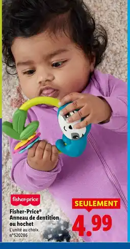 Lidl FISHER-PRICE Anneau de dentition ou hochet offre