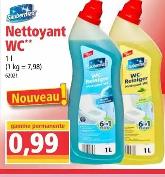 Norma Nettoyant WC offre