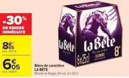 Carrefour Market Bière de caractère la bête offre