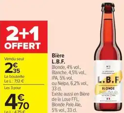 Carrefour Market Bière l.b.f. offre