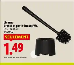 Lidl LIVARNO Brosse et porte-brosse WC offre