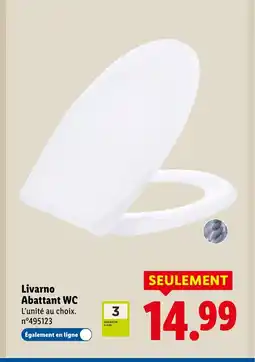 Lidl Livarno Abattant WC offre
