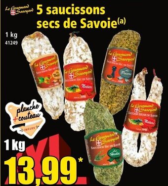 Norma 5 Saucissons secs de savoie offre