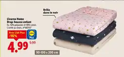 Lidl LIVARNO HOME Drap-housse enfant offre