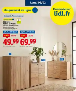 Lidl LIVARNO Commode Verona offre