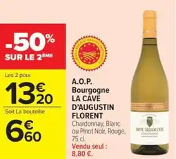 Carrefour Market A.o.p. bourgogne la cave d'augustin florent offre