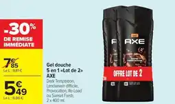 Carrefour Market Gel douche 5 en 1 <<lot de 2»> axe offre