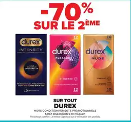 Carrefour Market SUR TOUT DUREX offre