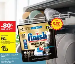 Carrefour Market Capsules lave-vaisselle finish offre