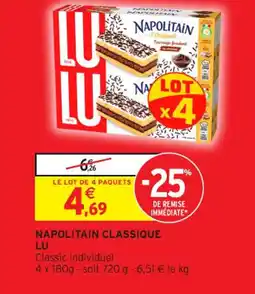 Intermarché Contact LU Napolitain classique offre