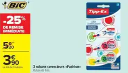 Carrefour Market 3 rubans correcteurs <<fashion>> offre