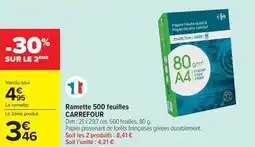 Carrefour Market Ramette 500 feuilles carrefour offre