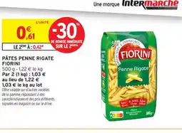 Intermarché Contact FIORINI Pâtes penne rigate offre