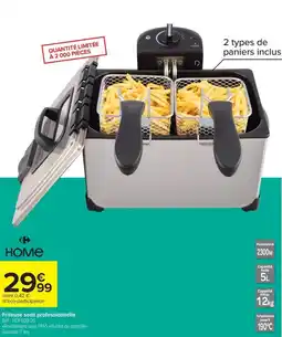Carrefour Market Friteuse semi professionnelle offre