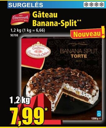Norma Gâteau Banana-Split offre