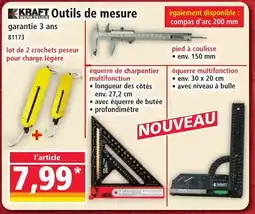 Norma KRAFT Outils de mesure offre