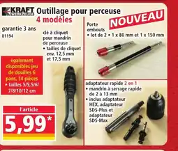 Norma KRAFT Outillage pour perceuse offre