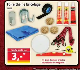 Norma Foire thème bricolage offre