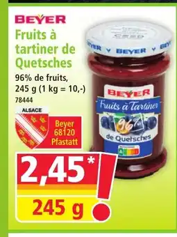 Norma BEYER Fruits à tartiner de Quetsches offre