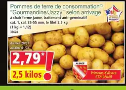 Norma Pommes de terre de consommation Gourmandine/Jazzy offre