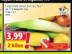 Norma Légumes pour pot au feu offre