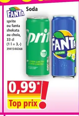 Norma FANTA Soda offre