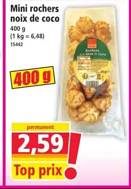 Norma Mini rochers noix de coco offre