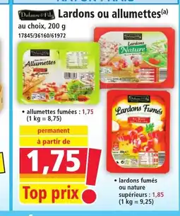 Norma DUFAURE & FILS Lardons Allumettes offre