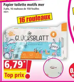 Norma Papier toilette motifs mer offre